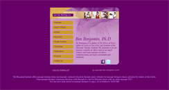 Desktop Screenshot of benbenjamin.com